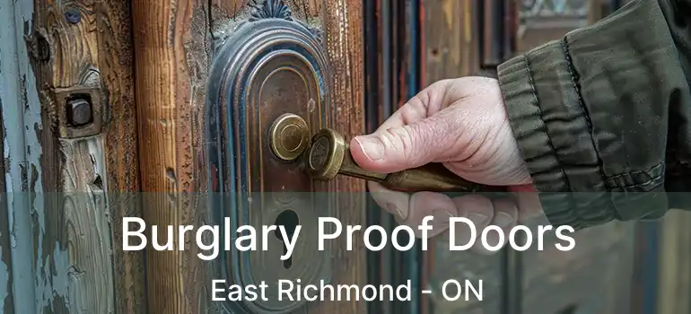  Burglary Proof Doors East Richmond - ON