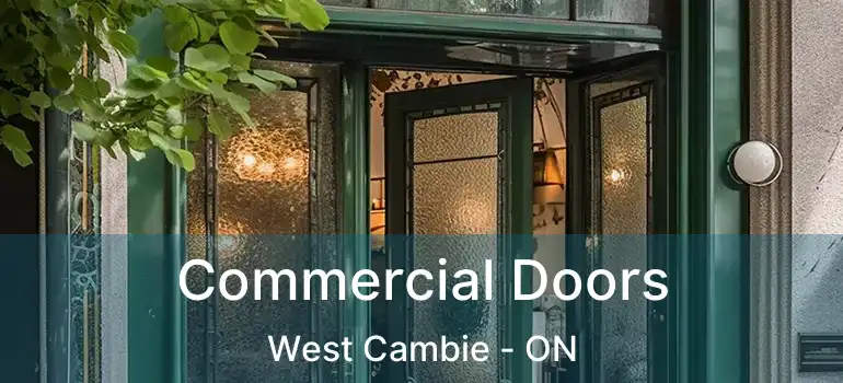  Commercial Doors West Cambie - ON