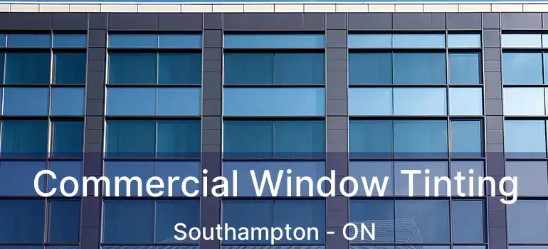  Commercial Window Tinting Southampton - ON