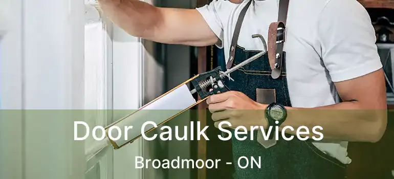  Door Caulk Services Broadmoor - ON