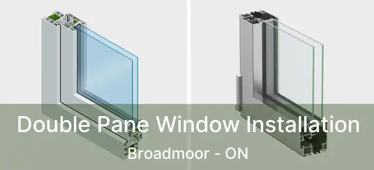  Double Pane Window Installation Broadmoor - ON