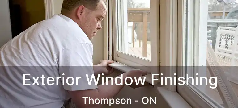  Exterior Window Finishing Thompson - ON