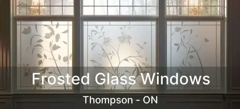  Frosted Glass Windows Thompson - ON