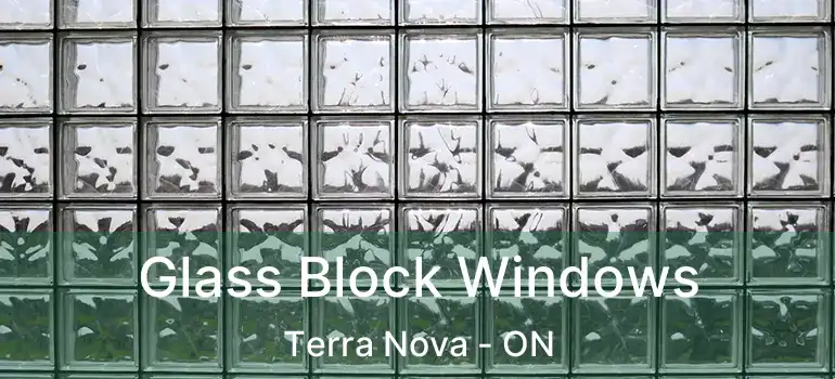  Glass Block Windows Terra Nova - ON