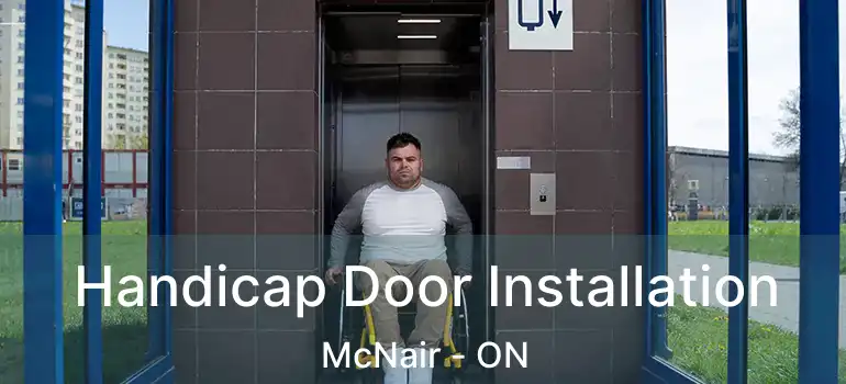  Handicap Door Installation McNair - ON