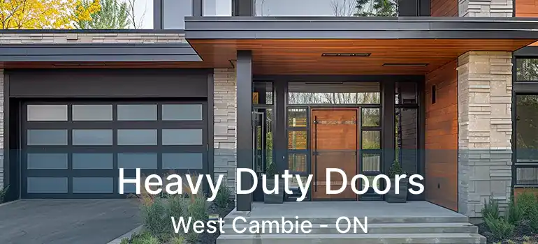  Heavy Duty Doors West Cambie - ON