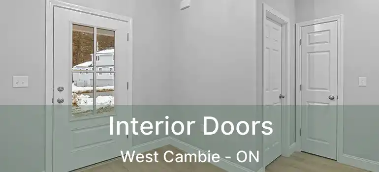  Interior Doors West Cambie - ON