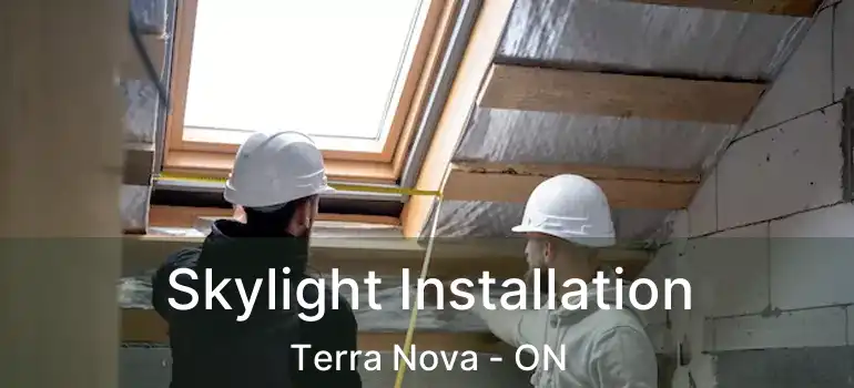  Skylight Installation Terra Nova - ON