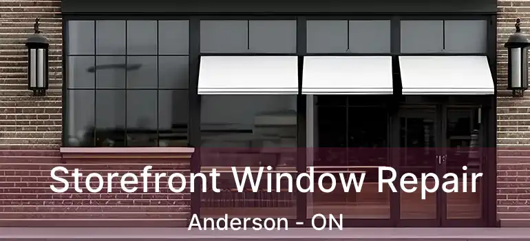  Storefront Window Repair Anderson - ON
