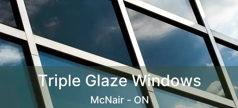  Triple Glaze Windows McNair - ON