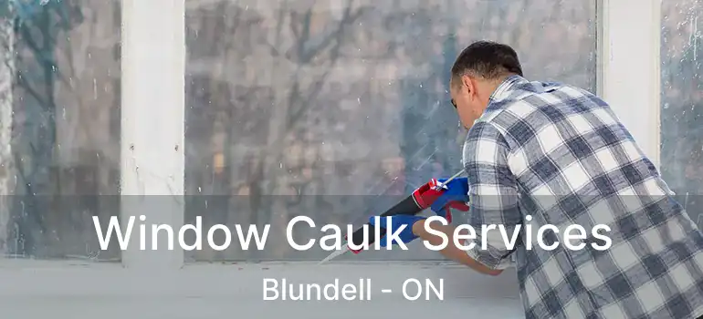  Window Caulk Services Blundell - ON