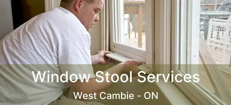  Window Stool Services West Cambie - ON